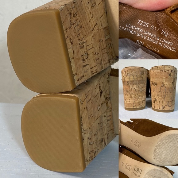 Tory Burch Huntington Fringe Suede Mules 7M 2010 - Picture 11 of 14